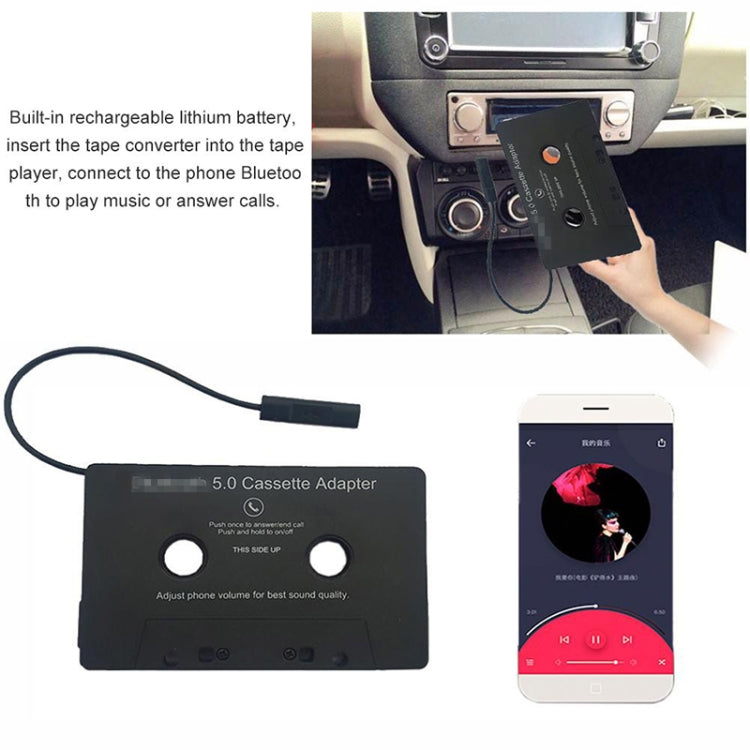Universal Bluetooth Converter Car Tape MP3 / SBC / Stereo Bluetooth Audio Cassette