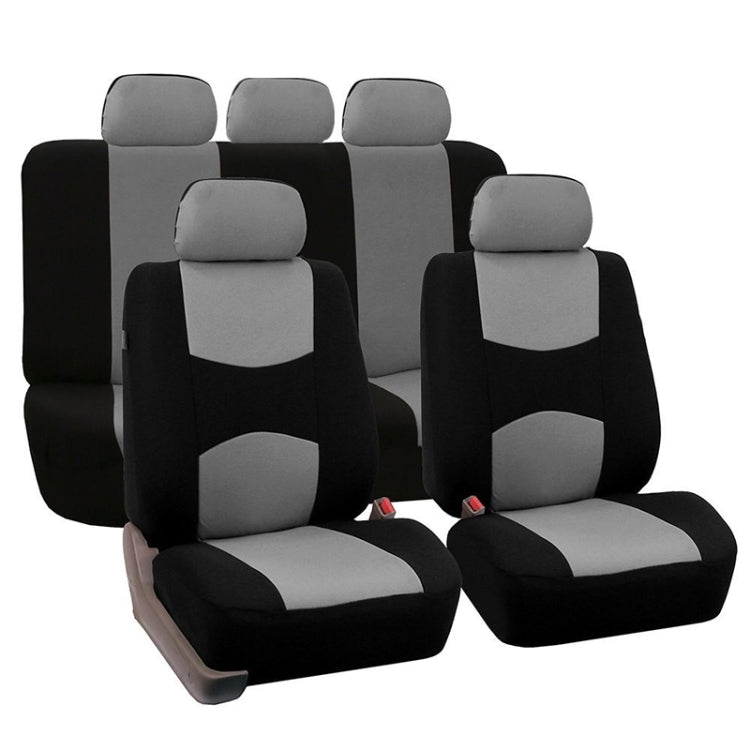 9 in 1 Universal Four Seasons Anti-Slippery Cushion Mat Set for 5 Seat Car, Style:Ordinary