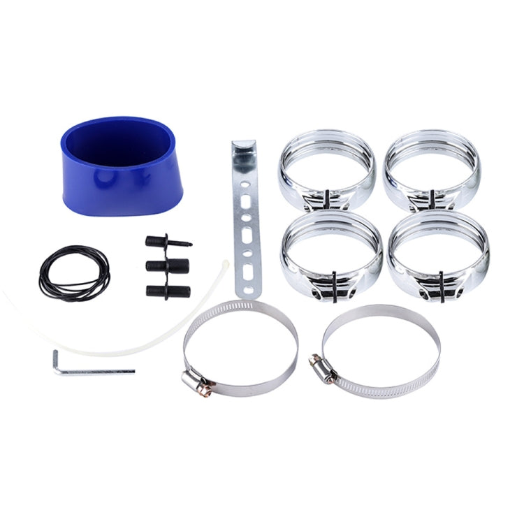 76mm Universal Cold Air Filter Inlet Hose Air Intake Pipe Hose Modification Kit