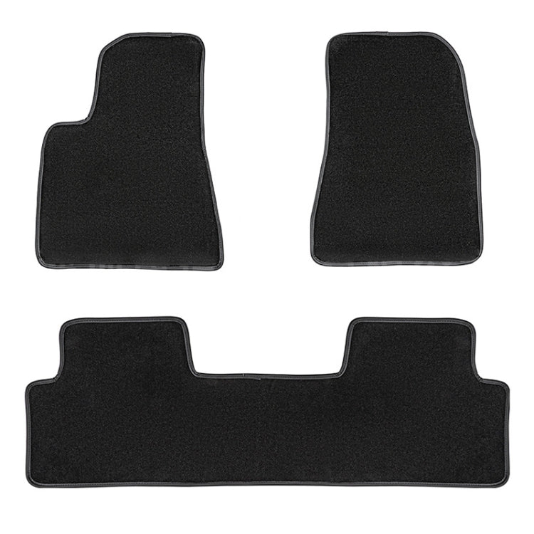 3 in 1 Car Velvet Foot Mat for Tesla Model 3 before 2021