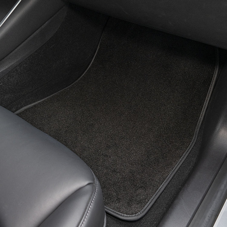 3 in 1 Car Velvet Foot Mat for Tesla Model 3 before 2021