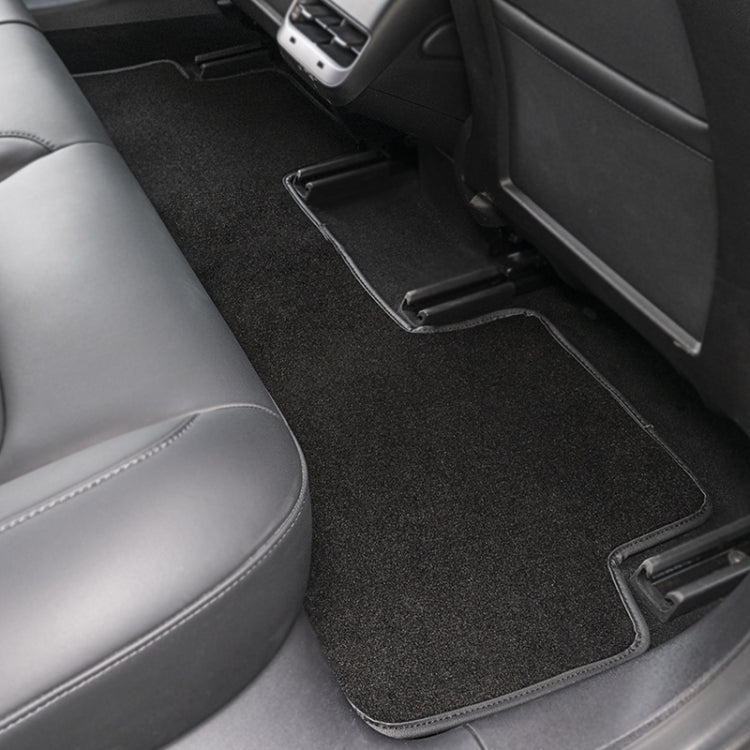 3 in 1 Car Velvet Foot Mat for Tesla Model 3 before 2021