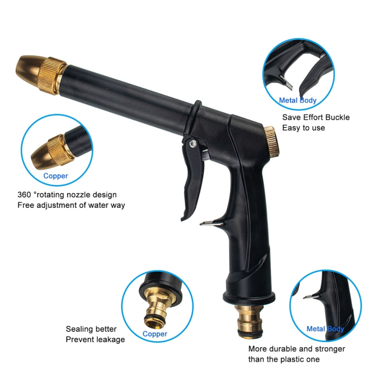 Car / Household Portable High Pressure Wash Water Gun Garden Irrigation