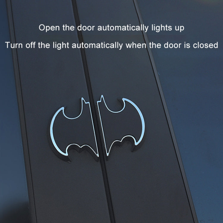 2 PCS Car LED Door Warning Lights Anti-collision Door Opening Lamp Flashing Lights