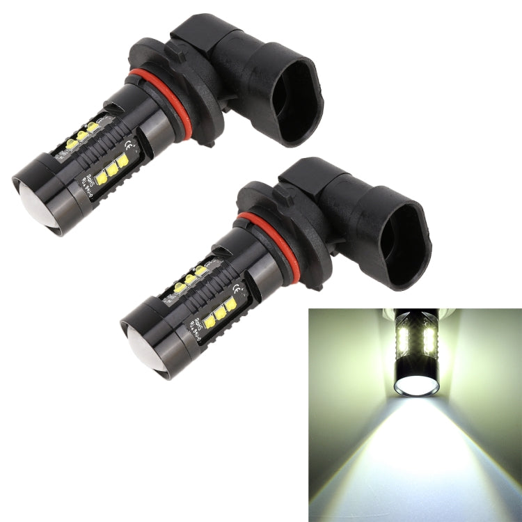 2 PCS 9005 / 9006 DC12V 4.3W 6000K 500LM Car Fog Lights with 12LEDs SMD-2525