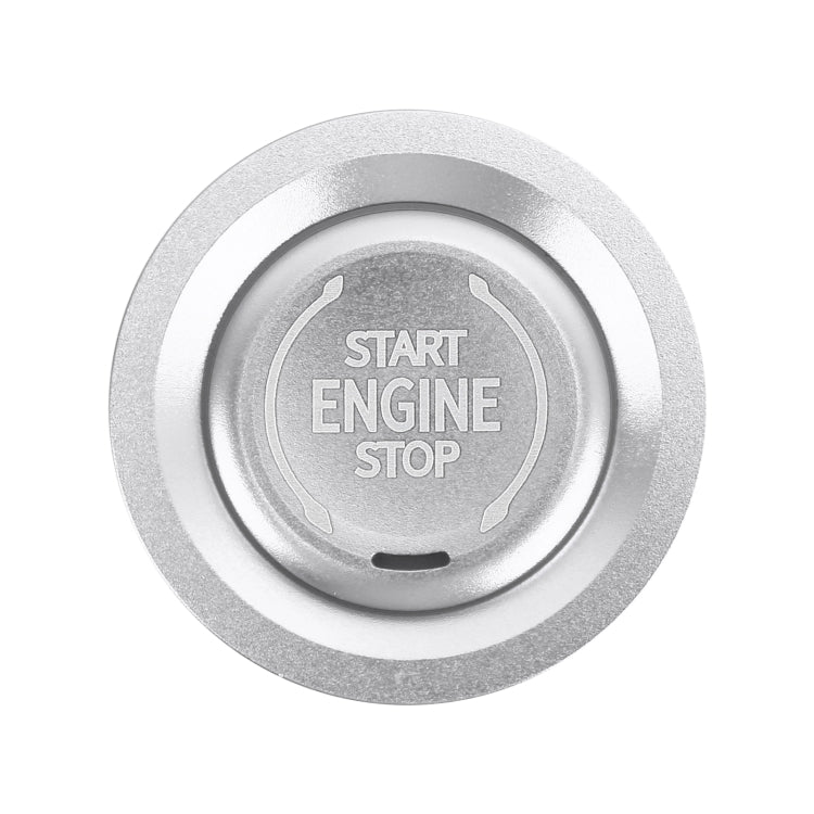 Car Engine Start Key Push Button Ring Trim Metal Sticker Decoration for Cadillac CT5 CT4 XT4 XT6 / Chevrolet Silverado