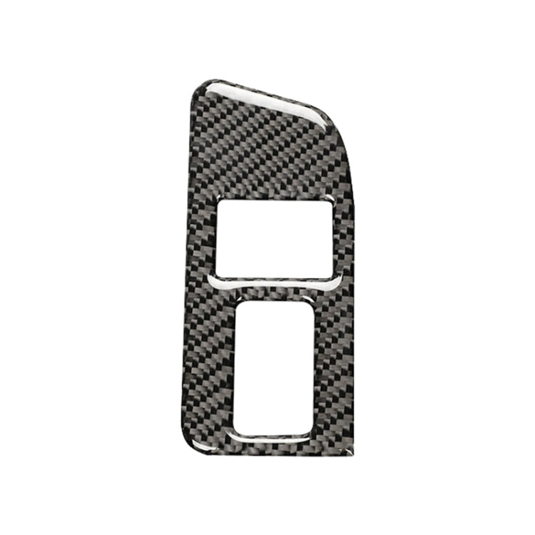 Car Carbon Fiber Trunk Switch Decorative Sticker for Subaru BRZ / Toyota 86 2013-2017, Left Drive