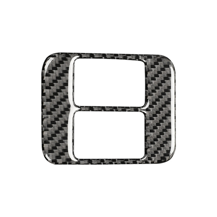Car Carbon Fiber Seat Heating Panel Decorative Sticker for Subaru BRZ / Toyota 86 2013-2019, Left and Right Drive Universal with Hole