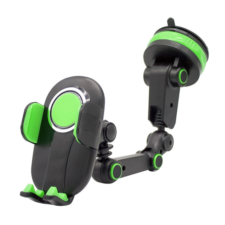 ZP-X0466 Car 360 Degree Rotating Telescopic Folding Round Suction Cup Mobile Phone Holder
