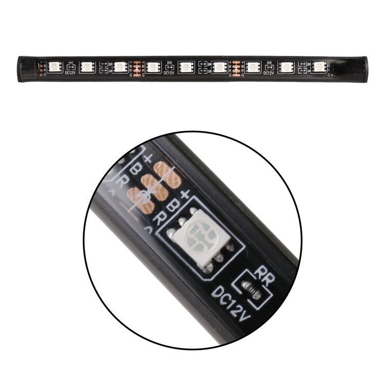 4 in 1 Universal Car Cigarette Lighter 8-color APP Control LED Atmosphere Light Decorative Lamp, with 9LEDs Lamps Cable Length: 1.5m