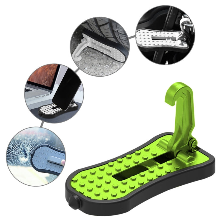 Multi-functional Car Door Sill Step Pedals Pads with Safety Hammer