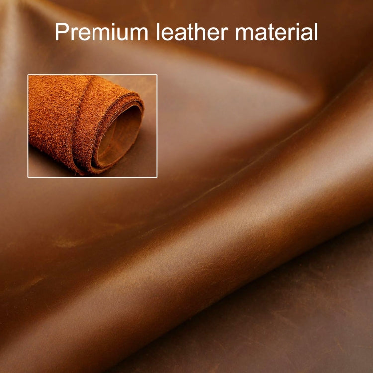 Hallmo Car Cowhide Leather Key Protective Cover Key Case for Mazda Axela 3-button