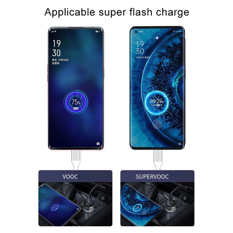 Dual USB 66W Car Flash Charger for OPPO / Huawei