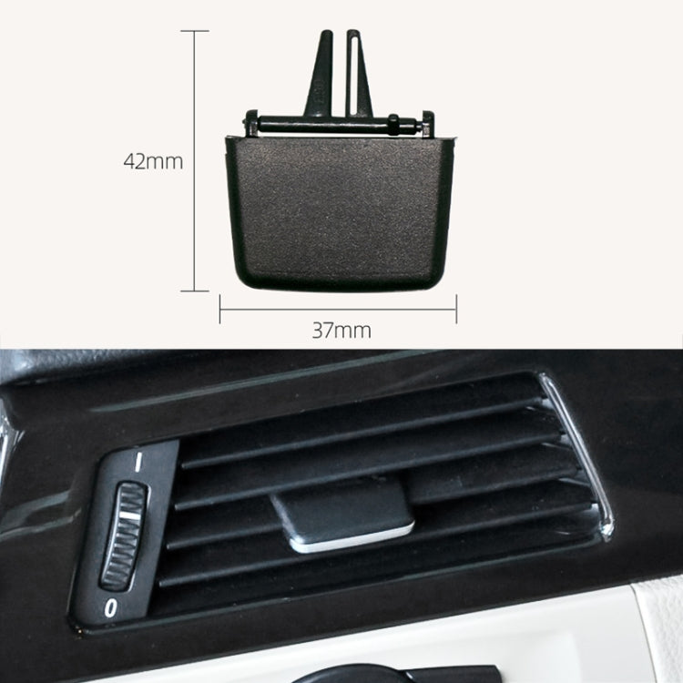 Car Front Air Conditioning Exhaust Switch Paddle Air Conditioning Leaf Clip for BMW 3 Series E90, Left and Right Drive Universal