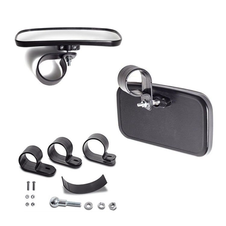 Universal For All-terrain Vehicles Central Rearview Mirror Side Mirror Combination Set For UTV / ATV