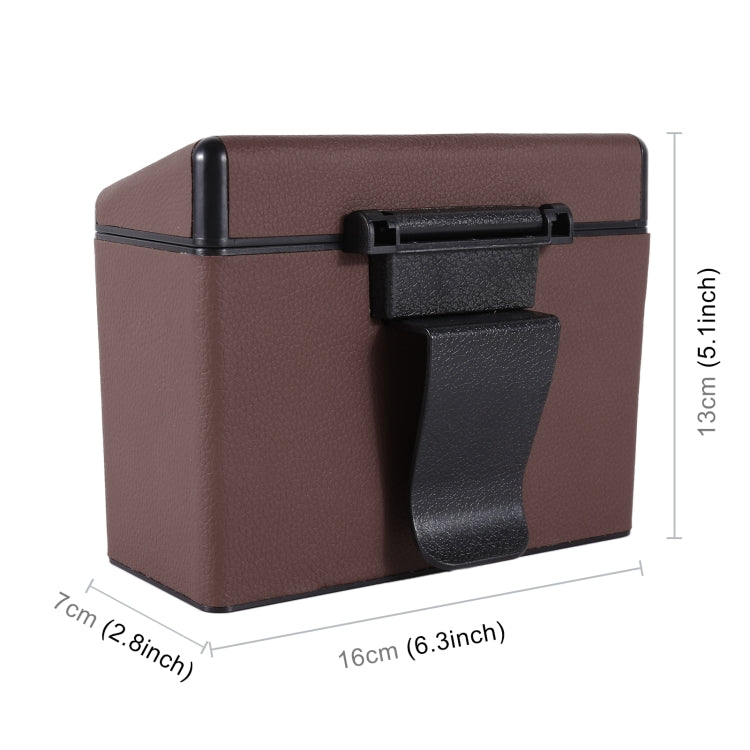 Car Plastic Trash Can Large Capacity Interior Accessories Box