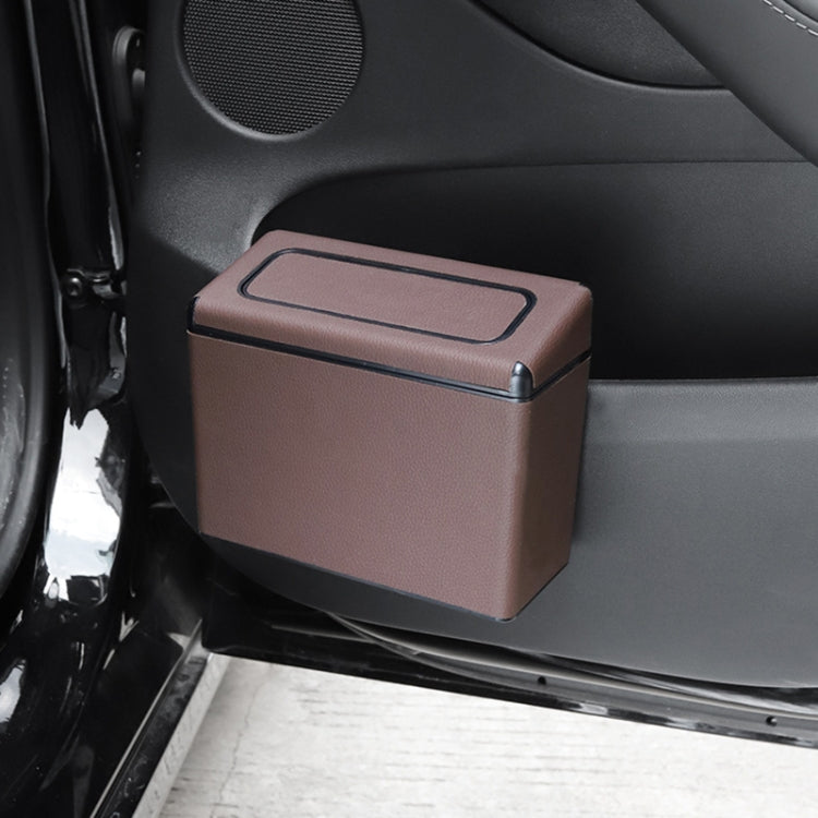 Car Plastic Trash Can Large Capacity Interior Accessories Box