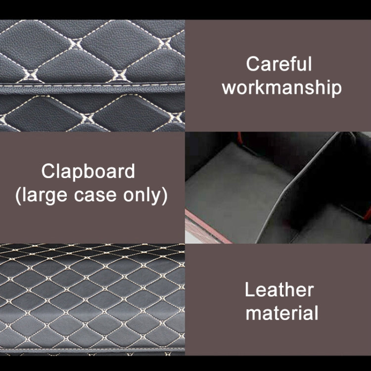 Car Trunk Foldable Storage Box, Checkered Middle Size: 40 x 32 x 30cm