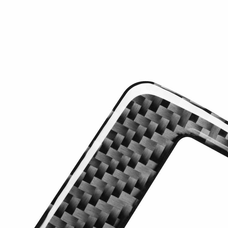 2 PCS / Set Carbon Fiber Car Window Buttons Decorative Sticker for Volkswagen Scirocco 2009-2016,Left and Right Drive Universal