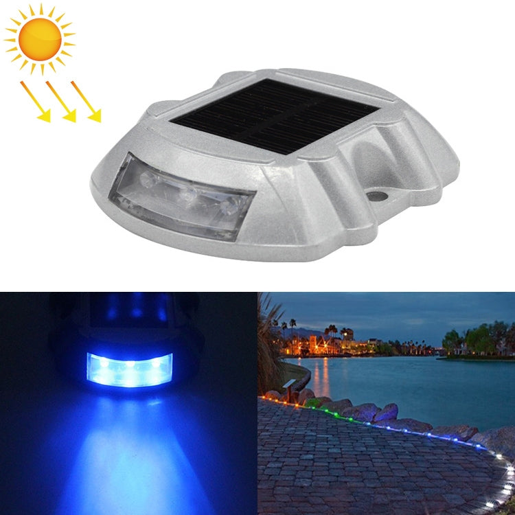 Solar Horseshoe Road Stud Light Car Guidance Light Road Deceleration Light, Constantly Bright Version