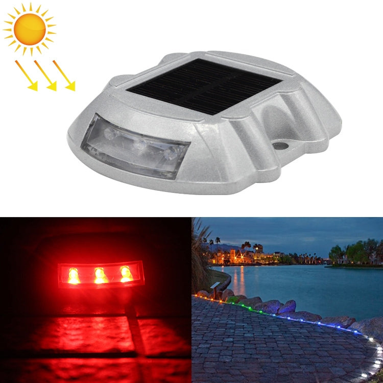Solar Horseshoe Road Stud Light Car Guidance Light Road Deceleration Light, Flashing Bright Version