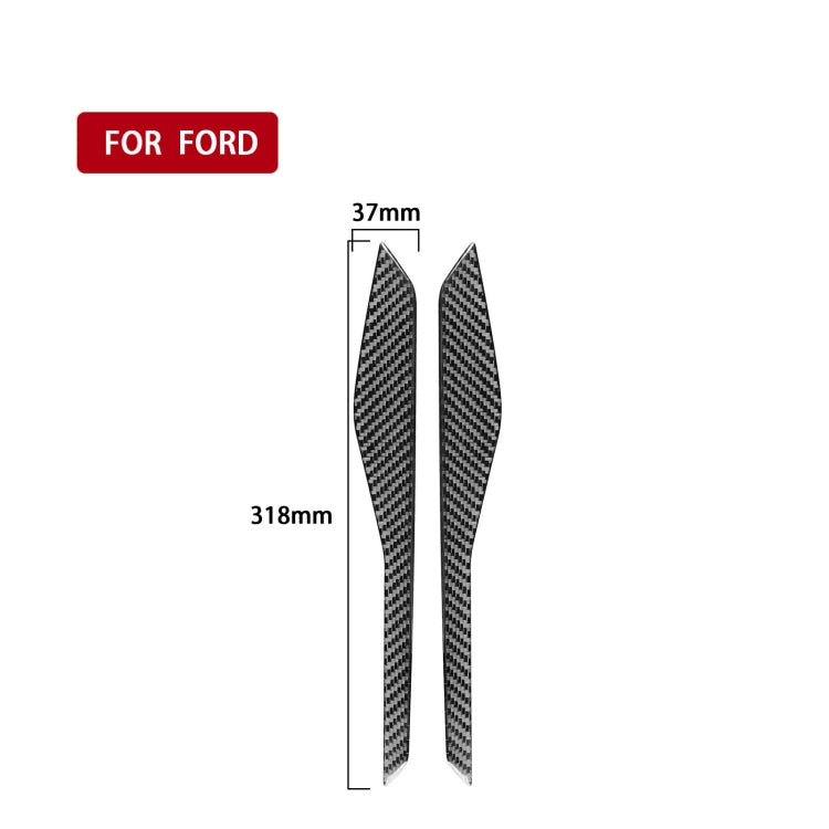 Car Carbon Fiber Central Control Decorative Sticker for Ford Explorer 2013-2019, Left Drive