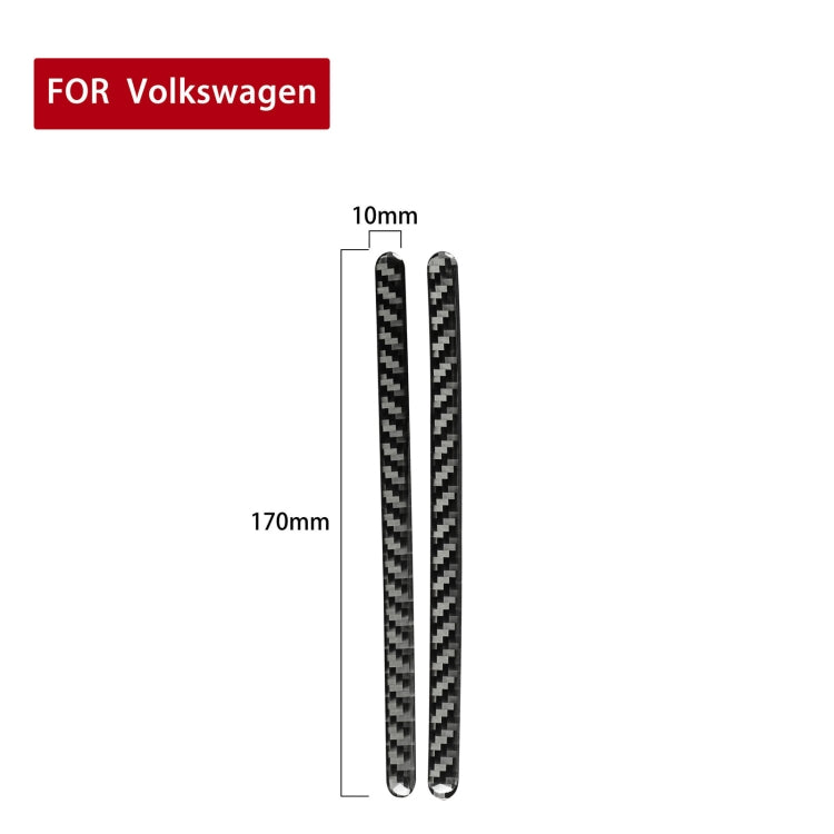 Car Carbon Fiber Door Decorative Sticker for Volkswagen Beetle 2012-2019, Left and Right Drive Universal