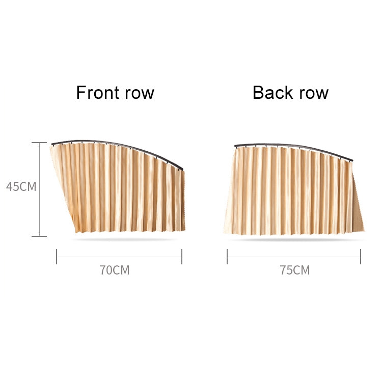 2 PCS Car Auto Sunshade Curtains Windshield Cover for the Front Seat