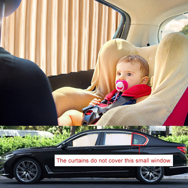 2 PCS Car Auto Sunshade Curtains Windshield Cover for the Front Seat