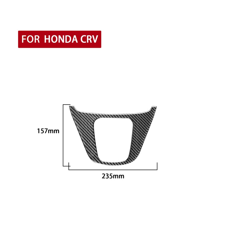 Carbon Fiber Car Gear Panel Frame Decorative Sticker for Honda CRV 2007-2011,Left and Right Drive Universal