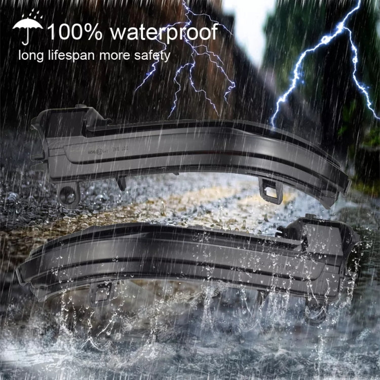 1 Pair For BMW 3 Series F20 Car Dynamic LED Turn Signal Light Rearview Mirror Flasher Water Blinker