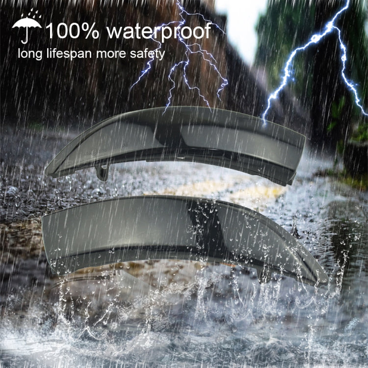 1 Pair For Ford Fiesta 2008-2017 Car Dynamic LED Turn Signal Light Rearview Mirror Flasher Water Blinker