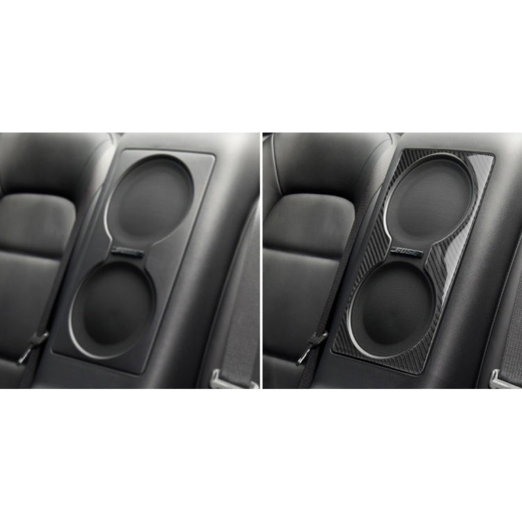 Car Carbon Fiber Rear Seat Speaker Decorative Sticker for Nissan GTR R35 2008-2016, Left and Right Drive Universal