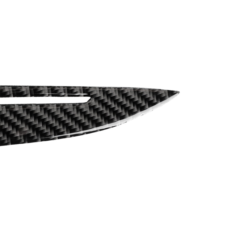 Carbon Fiber Car Lamp Eyebrow Decorative Sticker for BMW 5 Series F10 2014-2016