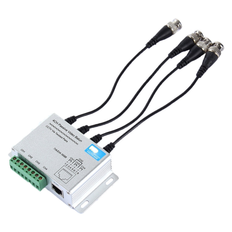 HD204A-F HD-CVI/TVI/AHD CCTV 4CH UTP Passive Video Balun