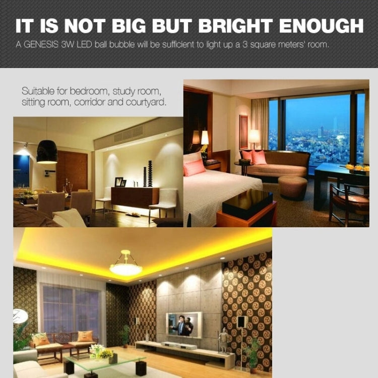 LED Energy-Saving Bulb White Light 6000-6500K AC 85-265V