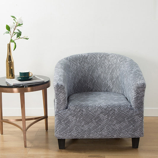 Elastic All-inclusive Single Semicircle Printed Sofa Cover