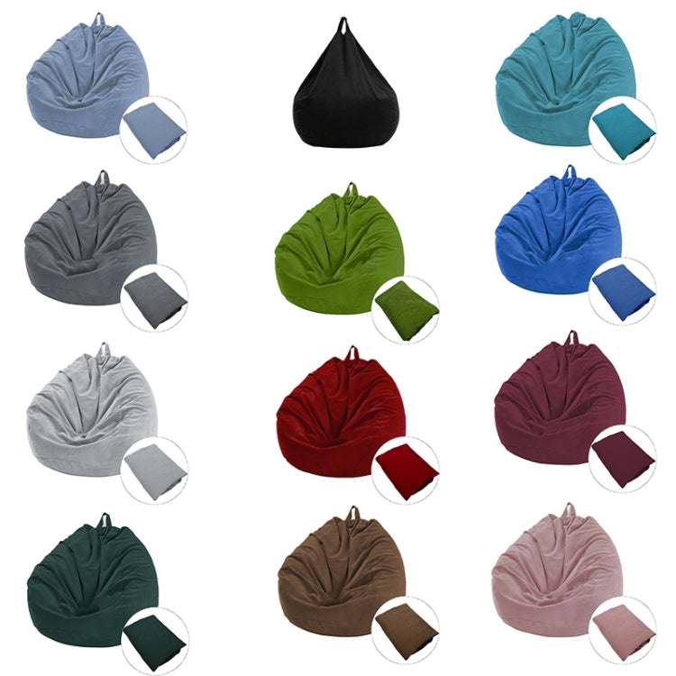 Corduroy Lazy Bean Bag Chair Sofa Cover
