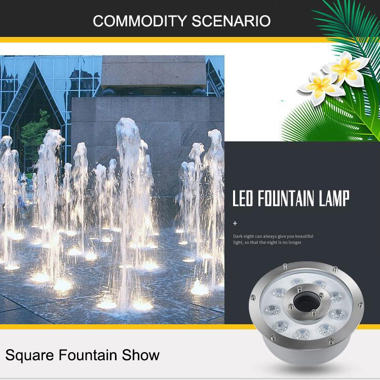 Landscape Ring LED Stainless Steel Underwater Fountain Light