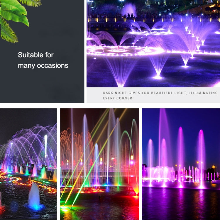 Landscape Colorful Color Changing Ring LED Stainless Steel Underwater Fountain Light