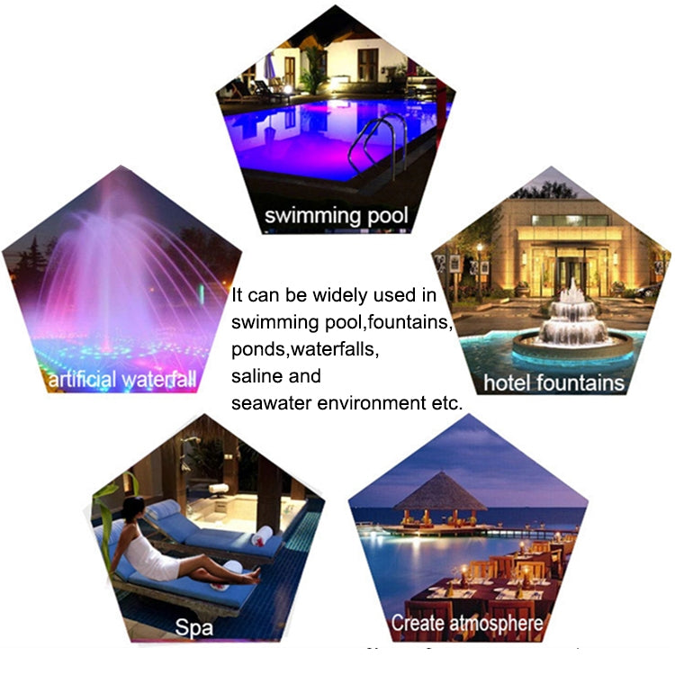LED Stainless Steel Wall-mounted Pool Light Landscape Underwater Light