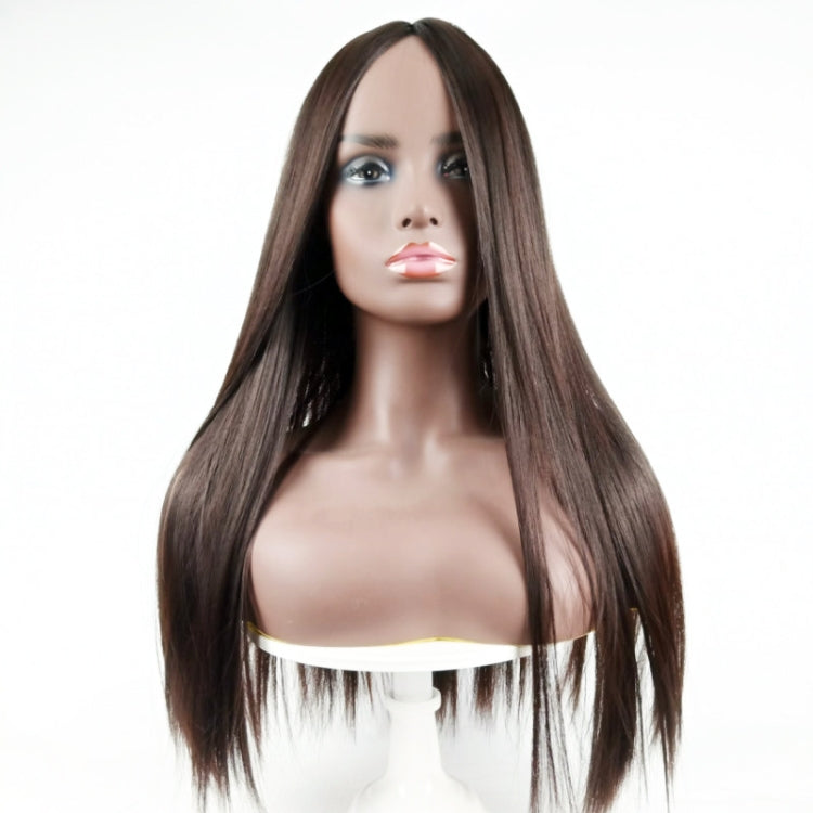 Centre-parted Long Straight Wig Headgear for Women