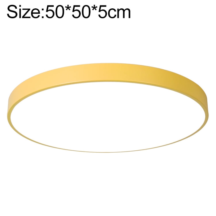 Macaron LED Round Ceiling Lamp, White Light