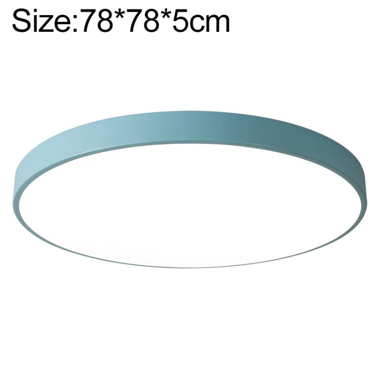 Macaron LED Round Ceiling Lamp, White Light