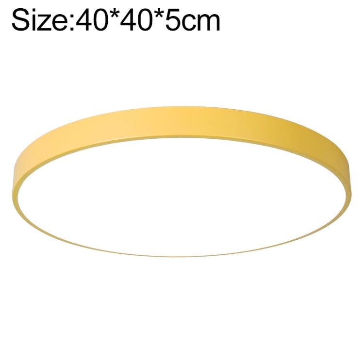 Macaron LED Round Ceiling Lamp, 3-Colors Light