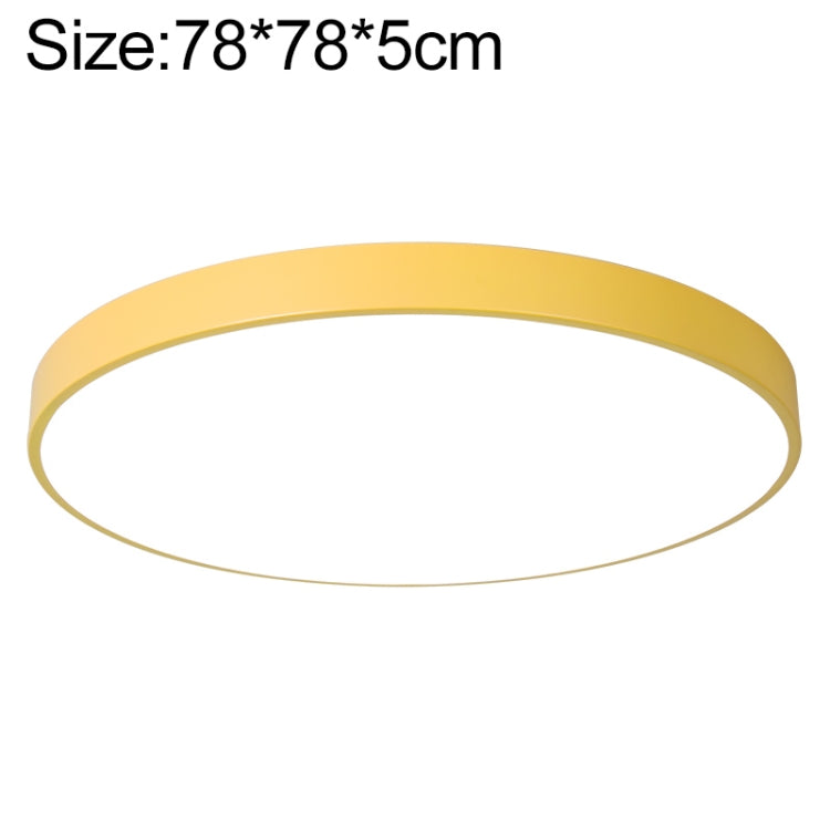 Macaron LED Round Ceiling Lamp, Stepless Dimming