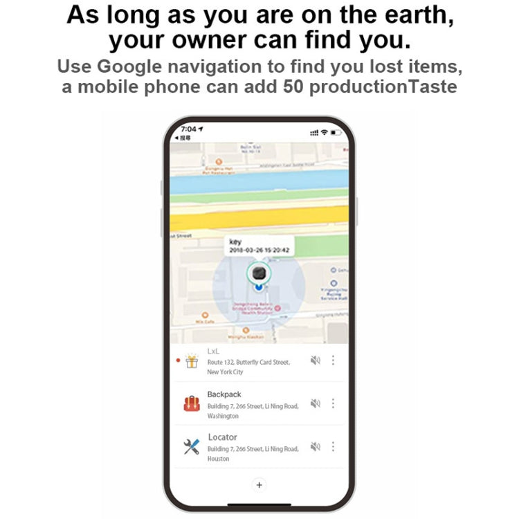 Findmy Tag Special Shape Smart Bluetooth Anti- lost Alarm Locator Tracker