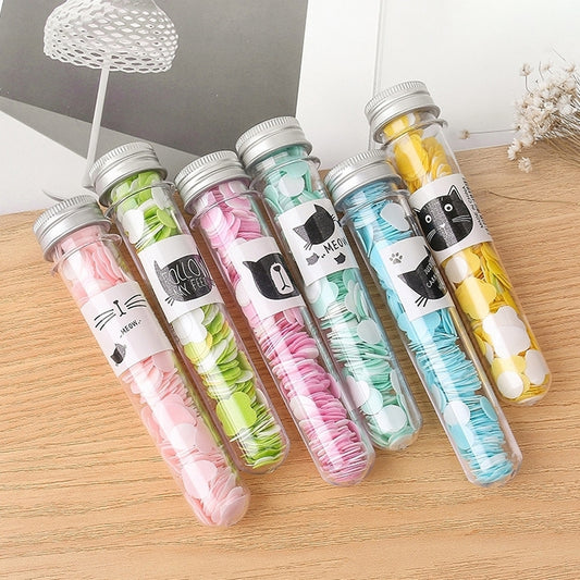 10pcs Disposable Portable Travel Tube Shape Boxed Confetti Soap Mini Soap Plate, Emoji Series, Animal Series, Succulent Series, Fruit Series, Words Series, Constellation Series, Cherry Blossom Series, Pig Baby Series