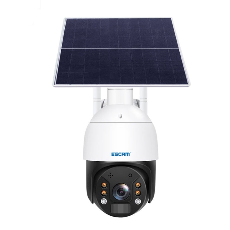 ESCAM QF724 3MP 24h Recording Cloud Storage PT 4G PIR Alarm IP Camera with Solar Panel