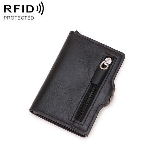 C1911H9 RFID Multi-card PU Leather Metal Card Package